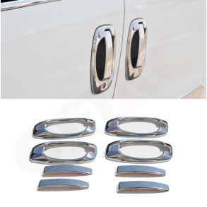 Chrom Drhndtag Cover i Rustfri Stl - Fiat Doblo II 2010-2014