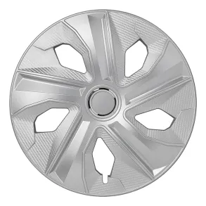 Hjulkapsler 4 stk. - Moon Ring Carbon - Str. 16