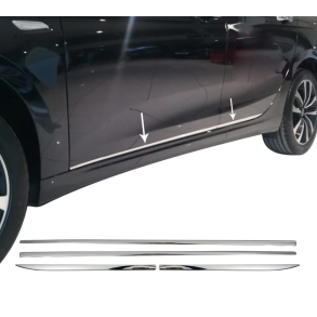 Sidelister 4 stk - Audi/BMW/Fiat/Ford/Hyundai/Kia/Mercedes/Peugeot/Seat - Rustfri stl 