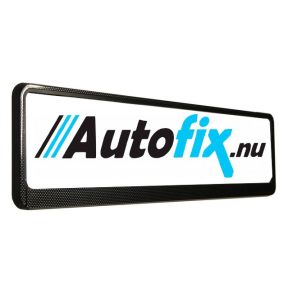 License Plate Frame ABS Carbon - With Anti-Theft - 1 pc