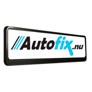 Nummerpladeramme ABS Carbon - Med Tyverisikring - 1 stk