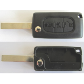 Nglehus - Citren - 3 Knaps Fjernbetjeningshus - Uden batteriholder