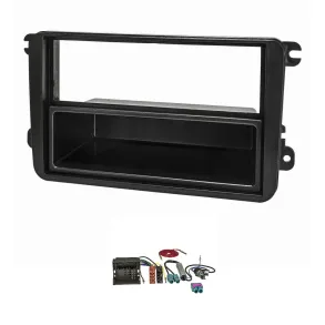 Radioramme 1DIN - Seat / Skoda / VW rg. 2003->  - Sort
