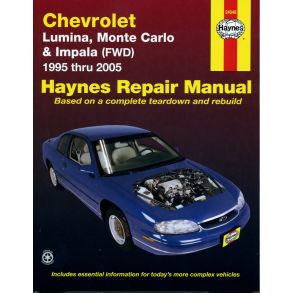 Reparationsbog Haynes - Chevrolet Lumina, Monte Carlo & Impala FWD (1995-2005)