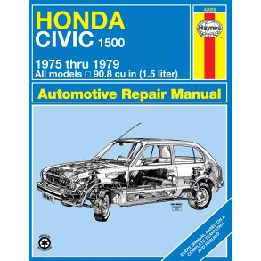 Reparationsbog Haynes - Honda Civic 1500 CVCC (1975-1979)