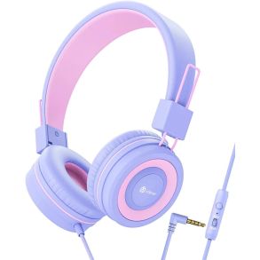 Hovedtelefoner til Brn - Foldbare & justerbar - Lilla (ca. 3-16 r)