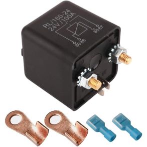 Hjtydende Rel - 24V / 100 Amp - 4-Benet