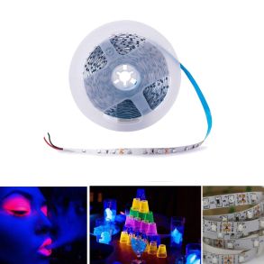 Flexistrip LED SMD - 12V Farve UV - Selvklbende L. 5 meter
