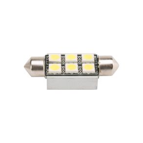 6x LED SMD pinolpre 12V - Xenon-hvid (6000K) - 1 stk