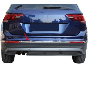 Kantliste til bagkofanger Krom - VW Tiguan rg. 2016-2020 - 3-Dele