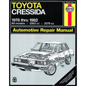 Reparationsbog Haynes - Toyota Cressida (1978 - 1982)