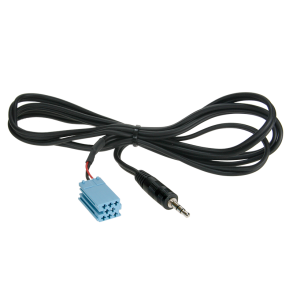 AUX Adapter MINI-ISO->MINI-JACK 1,25 Meter