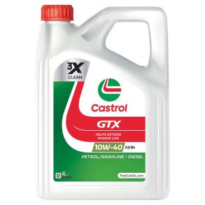 Motorolie - Castrol GTX 10W-40 A3/B4 - 4 liter