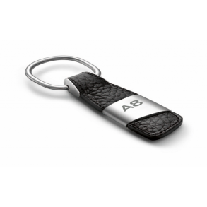 Nglering - Audi A8 logo - Sort PU-lder