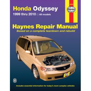 Reparationsbog Haynes - Honda Odyssey (99-10)