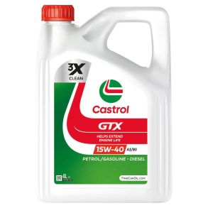 Motorolie - Castrol GTX 15W-40 A3/B3 - 4 liter