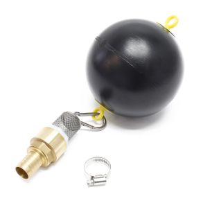 Flydende bundventil / Flydekugle Universal -  155 mm - Klar til brug