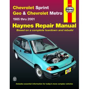 Reparationsbog Haynes - Chevrolet Sprint, Geo & Chevrolet Metro (1985-2001)