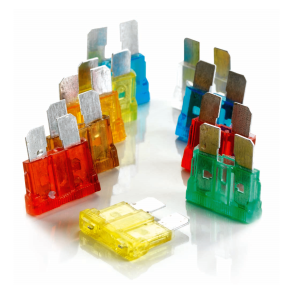 Fladsikringer Sikringssortiment FK2 - Med SMD Diode Advarselslys - 5-30A 10 stk