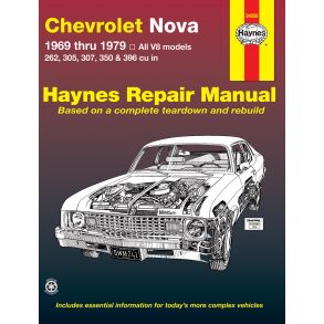 Reparationsbog Haynes - Chevrolet Nova (1969-1979) V8
