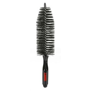 F�lgb�rste - Spiralformet med sk�nsomme b�rsteh�r & skridsikkert h�ndtag - 35,5 cm