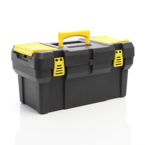 Vrktjskasse Robust - Med aftagelig bakke & lsbar lg - 65x32x31 cm