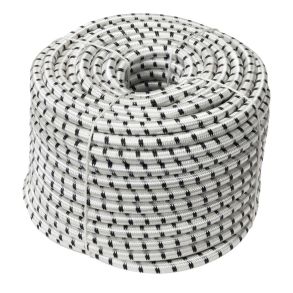 Presenningselastik - Trailer Elastiksnor .6 mm L.1 meter - Hvid