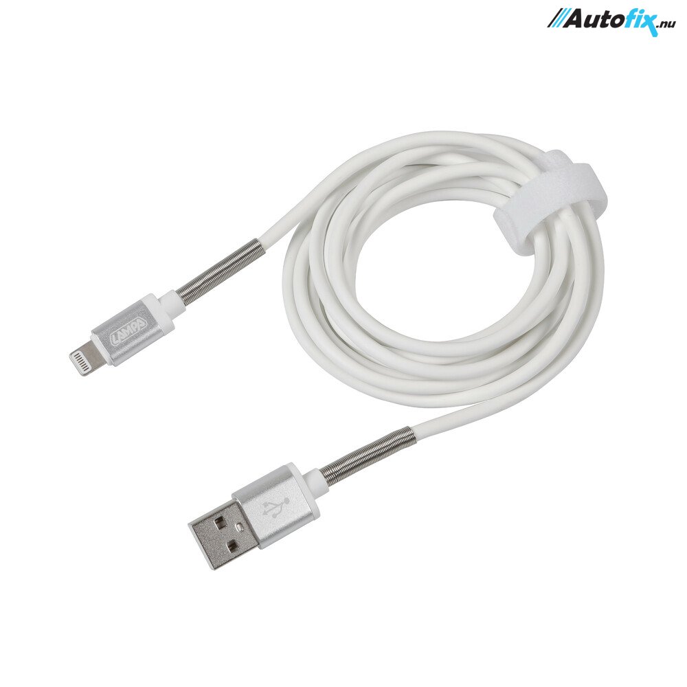 elefant Terminal kinakål Ladekabel Til Iphone/Ipad/Ipod - Ultra Speed USB 2.0 Til 8-pin - L. 2 M -  Ladekabel & AUX stik - Autofix.nu