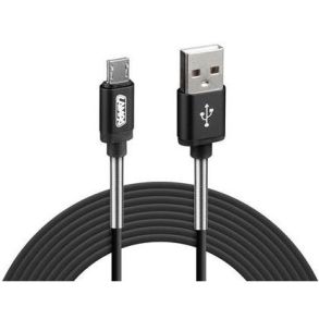Ladekabel L. 2 M - Ultra Speed USB 2.0 Til Micro USB - Sort