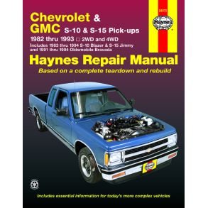 Reparationsbog Haynes - Chevrolet S-10 & GMC S-15 pick-ups (1982-1993)