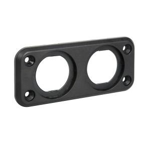 Strmudtag Panel - 2 Huls 29 mm - Sort 