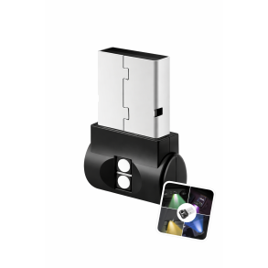 Mini USB LED lampe - med 3 lysfunktioner og 7 forskellige farver - Smart belysning