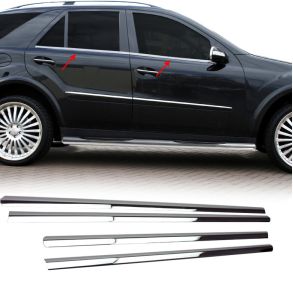 Rudelister Krom - Mercedes ML Class W164 2005-> 2011 - Antal 4 stk