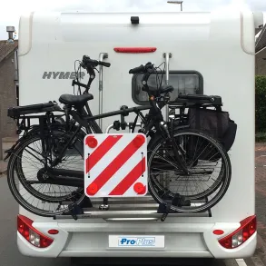 Advarselstavle Med Reflekser - Str. 50x50 cm