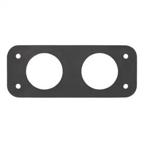 Strmudtag Panel 2-Delt - 2 Huls 29 mm - Sort 