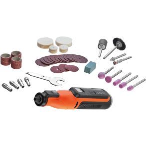 Multisliber Kit Genopladelig - Black+Decker Med 36 Dele - 7,2V LI-ION Batteri