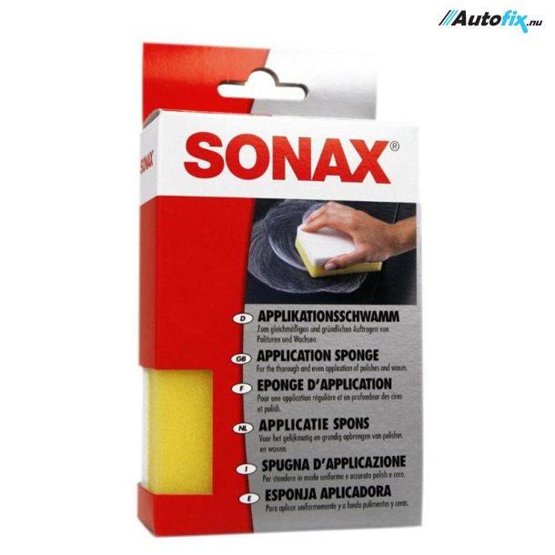 Sonax Påføringssvamp - Med Holdeside