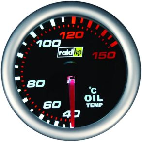 Olietemperaturmler - Auto Gauge - Smoke 52 mm.