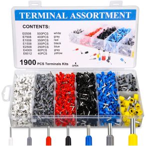 Kabelsko Sortiment Ferrules 0,5-6 mm - Antal 1900 Stk