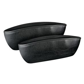 Opbevaringslommer Sort PU-Lder - 2 Stk. - Passer til mellemrum 25-30 mm