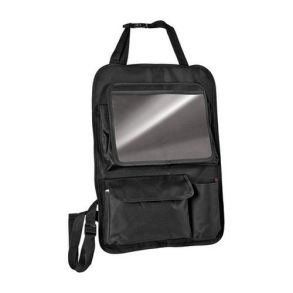 Opbevaringslomme Med Tabletholder 2-I-1 - Universal Organizer - Sort