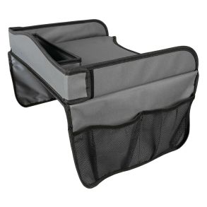 Aktivitetsbord / Rejsebord til brn - Med tabletholder & Forhjet kanter - Sort