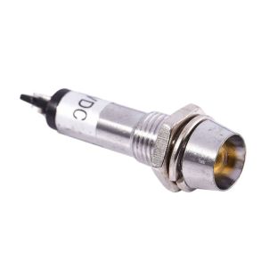 LED Kontrollampe/Signallampe 24V - Lysfarve Gul - Lang levetid & Lavt Strmforbrug