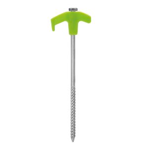 Kraftige teltpl�kker med skrue 4 stk. - Str. 203x7,3 mm
