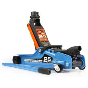 Donkraft 2,5 Ton Med L�ftesko - L�fteh�jde 90-410 MM - Med 4 hjul og b�reh�ndtag