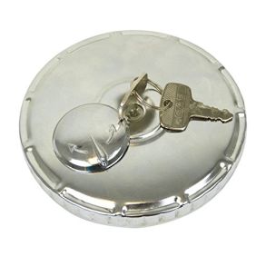 Tankdksel Krom Metal - Universal Med Ls - Dia. 80 mm