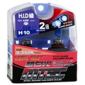 H10 Pre - MTEC Super White - 12V 85 Watt 2 stk