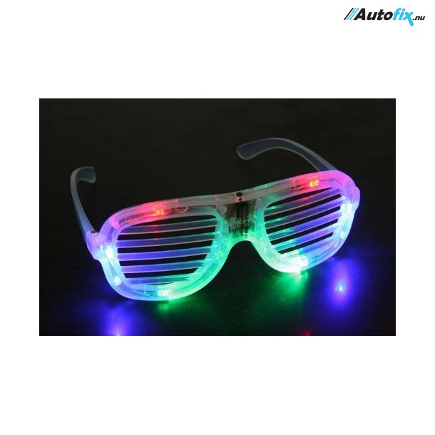 LED Gitter Briller - 1 stk. - Knæklys -