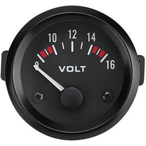 Voltmeter 8-16 Volt - Dia.  �52 mm.