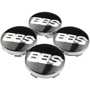 Centerkapsler Til Aluflge 4 stk - BBS Aluminium & ABS Plast - Dia. 57/60 mm